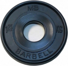 Диск обрезиненный евро-классик 1,25 кг Barbell MB-PltBE-1,25