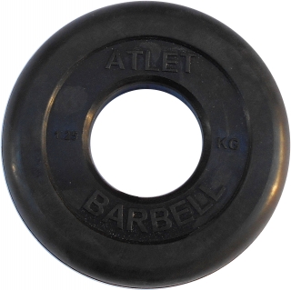 Диск обрезиненный 1,25 кг Barbell Atlet MB-AtletB51-1,25