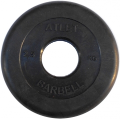 Диск обрезиненный 2,5 кг Barbell Atlet MB-AtletB51-2,5