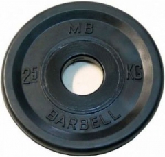 Диск обрезиненный евро-классик 2,5 кг Barbell MB-PltBE-2,5